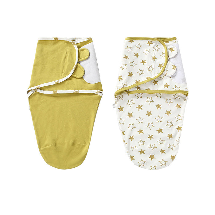 Baby Swaddle Sleeping Bag — Soft Cotton Wearable Blanket for Newborns (Sizes S & M, Multiple Colors)