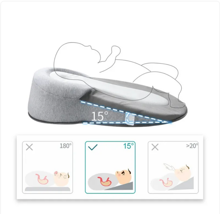 Baby Anti-Spit Up Pillow  Soft & Comfortable