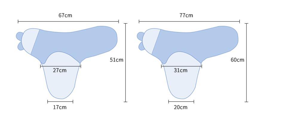 Baby Swaddle Sleeping Bag — Soft Cotton Wearable Blanket for Newborns (Sizes S & M, Multiple Colors)
