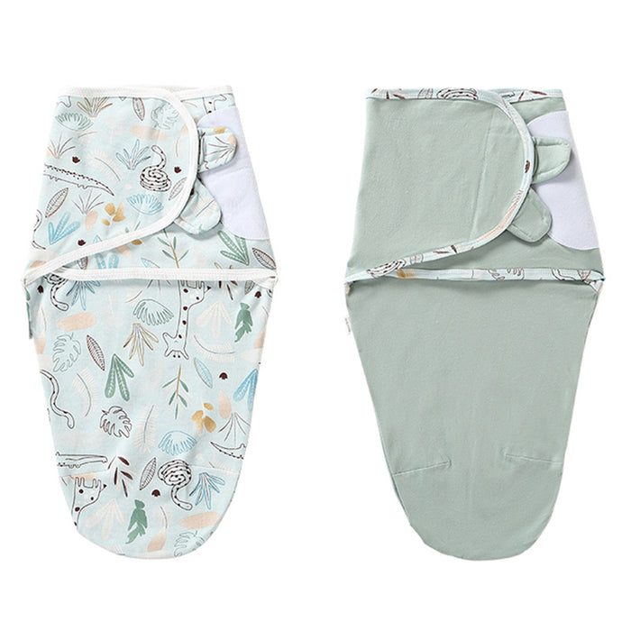 Baby Swaddle Sleeping Bag — Soft Cotton Wearable Blanket for Newborns (Sizes S & M, Multiple Colors)
