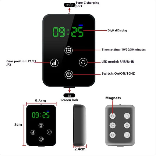 Infrared Knee Pain Relief Massager  Red Light
