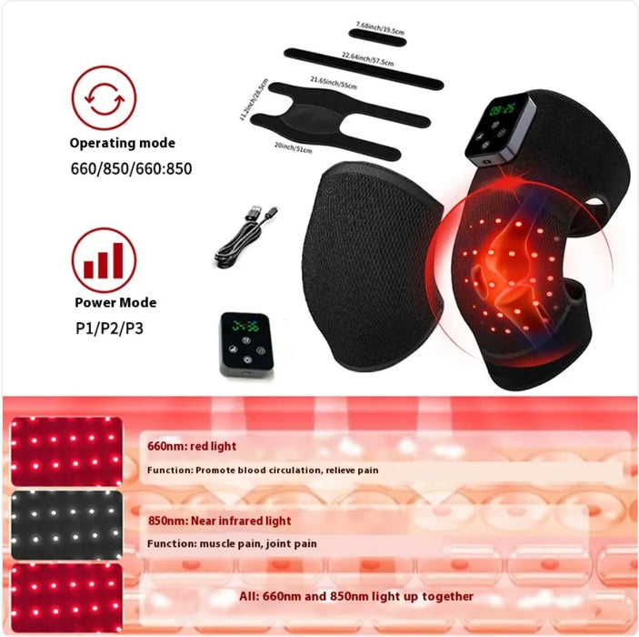 Infrared Knee Pain Relief Massager  Red Light