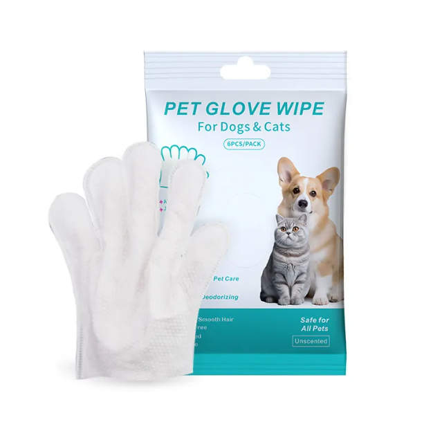 Pet Cleaning Gloves & Wipes Quick Grooming