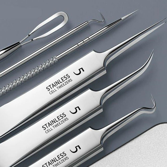 8pcs Ultra-Fine Acne Needle Tool Set Beauty Care