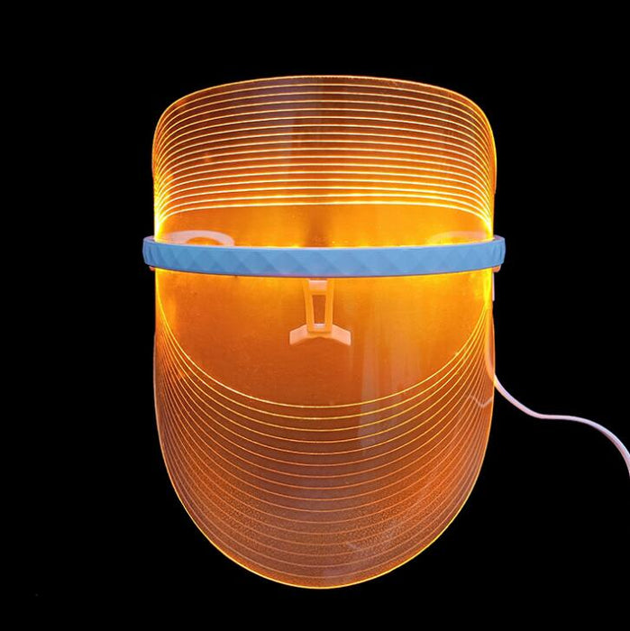 LED Beauty Mask & Photon Skin Rejuvenation Device — Negative Ion, LED Light Therapy & Sonic Vibration for Brighter, Smoother Skin