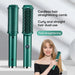 Dual-Purpose Electric Hair Comb Curl & Straighten