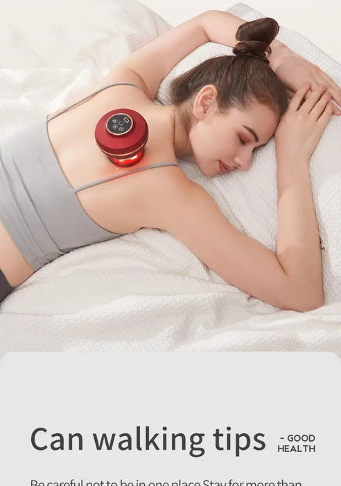 Portable Electric Cupping Massager  2 Cups & Red Light