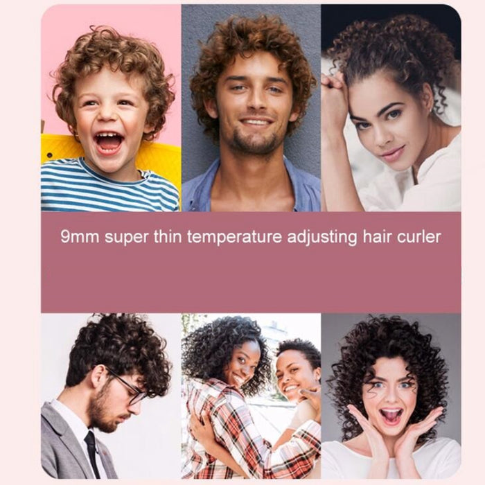 Professional 9mm Curling Iron  LCD Display