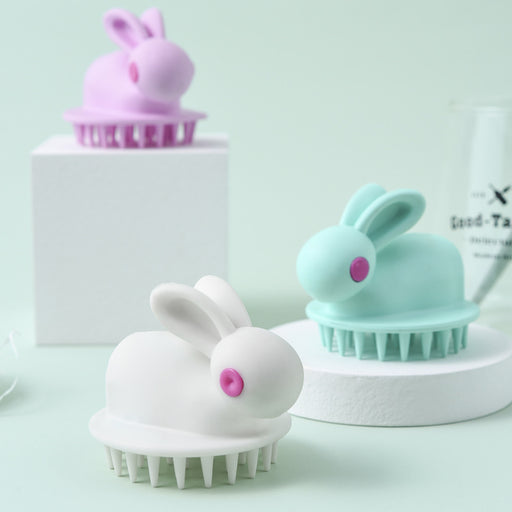 Soft Rubber Shampoo Brush  Kids’ Scalp Massage