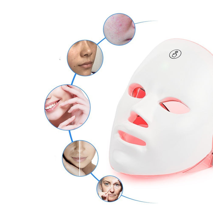 Colorful Skin Rejuvenation Facial Beauty Device — EMS Microcurrent, LED Light & Sonic Vibration for Anti-Aging & Radiant Skin