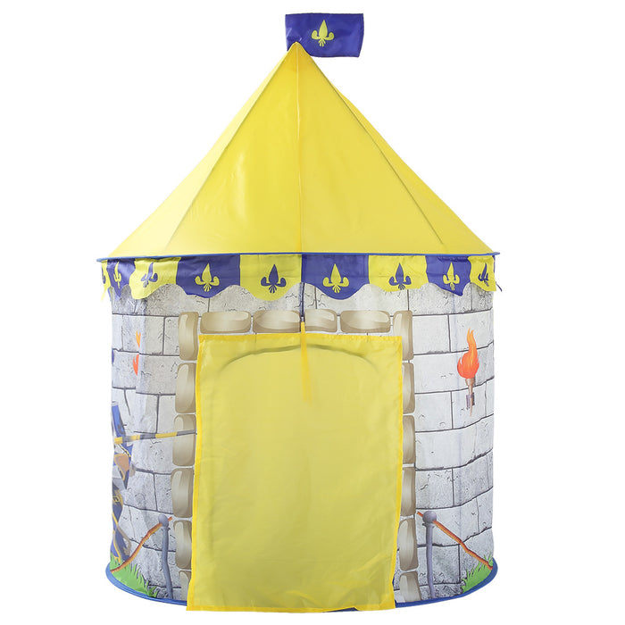 Kids Pop Up Play Tent — Indoor & Outdoor Polyester Playhouse for Toddlers (100x100x135cm)