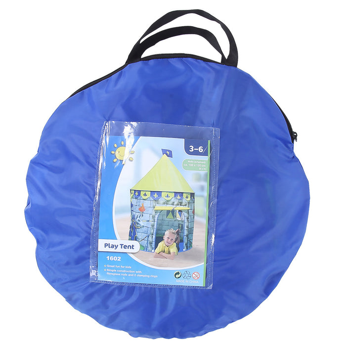 Kids Pop Up Play Tent — Indoor & Outdoor Polyester Playhouse for Toddlers (100x100x135cm)
