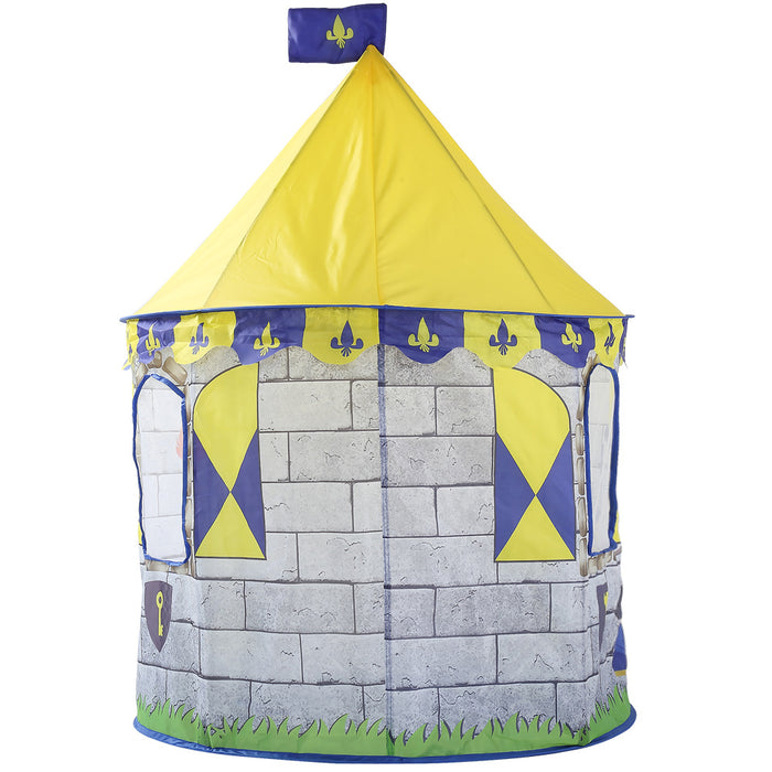 Kids Pop Up Play Tent — Indoor & Outdoor Polyester Playhouse for Toddlers (100x100x135cm)