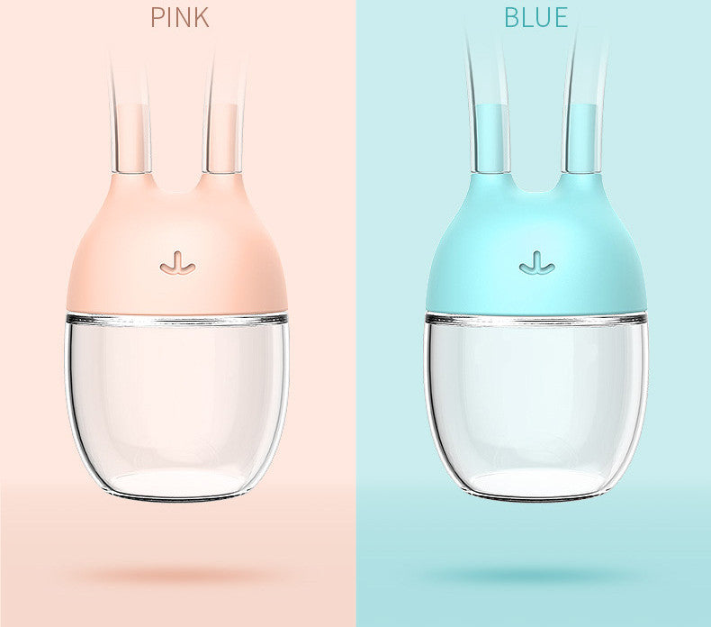 Baby Nasal Aspirator — Anti-Backflow Vacuum Suction Nose Cleaner for Newborns & Infants (Pink & Blue)