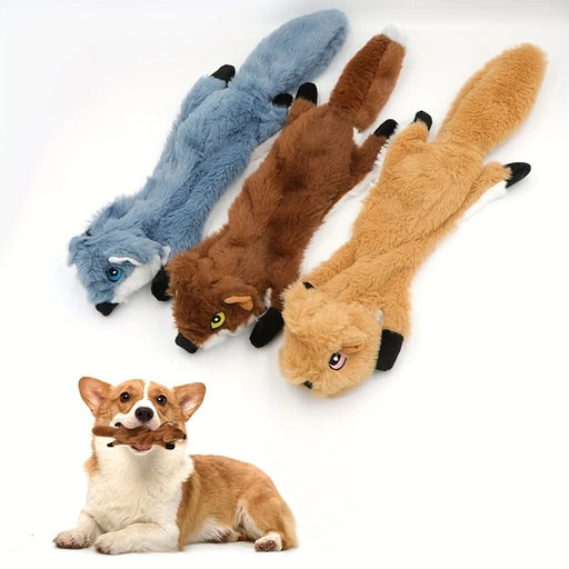 Dogs Are Bite Resistant Vocalize Pets Foxes Squirrels Wolves Plush Toys Pet Supplies