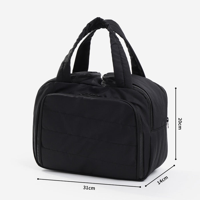 Travel Toiletry Bag Lightweight Large Wide Open Wash Bag Fluffy Cosmetic Bag Storage Bag Travel