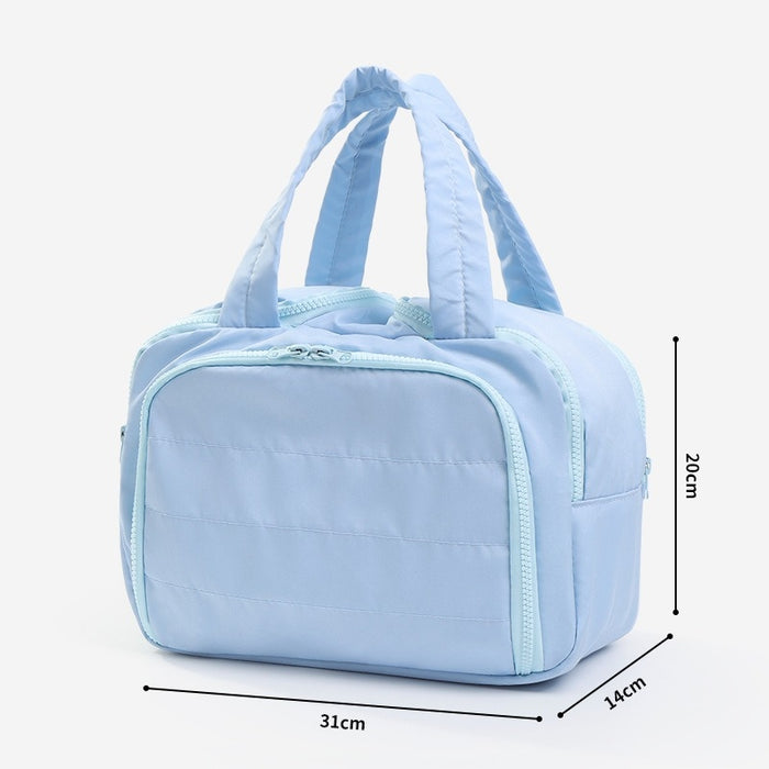 Travel Toiletry Bag Lightweight Large Wide Open Wash Bag Fluffy Cosmetic Bag Storage Bag Travel
