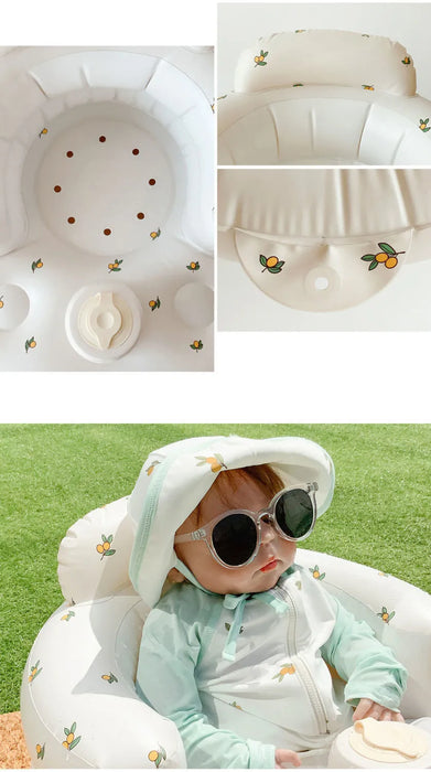 Inflatable Baby Chair  Dining & Bath Support Seat