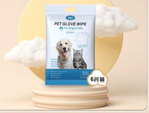 Pet Cleaning Gloves & Wipes Quick Grooming