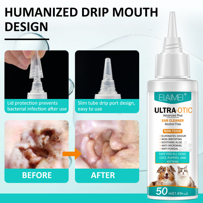 Pet Ear Cleaner 50ml  Clean & Healthy Ears