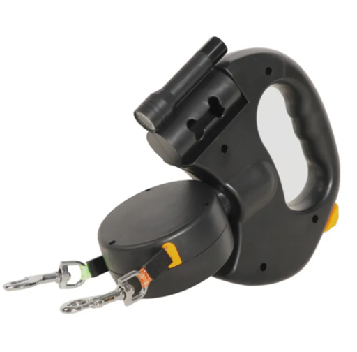 Auto Double Dog Leash  Walk Two Dogs Easily