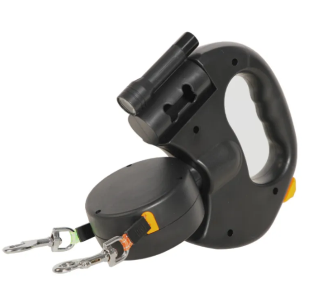 Auto Double Dog Leash  Walk Two Dogs Easily