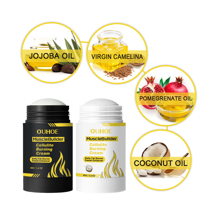OUHOE Body Firming Care Cream — Jojoba Oil, Flaxseed Oil & Pomegranate Seed Oil Formula (40g)