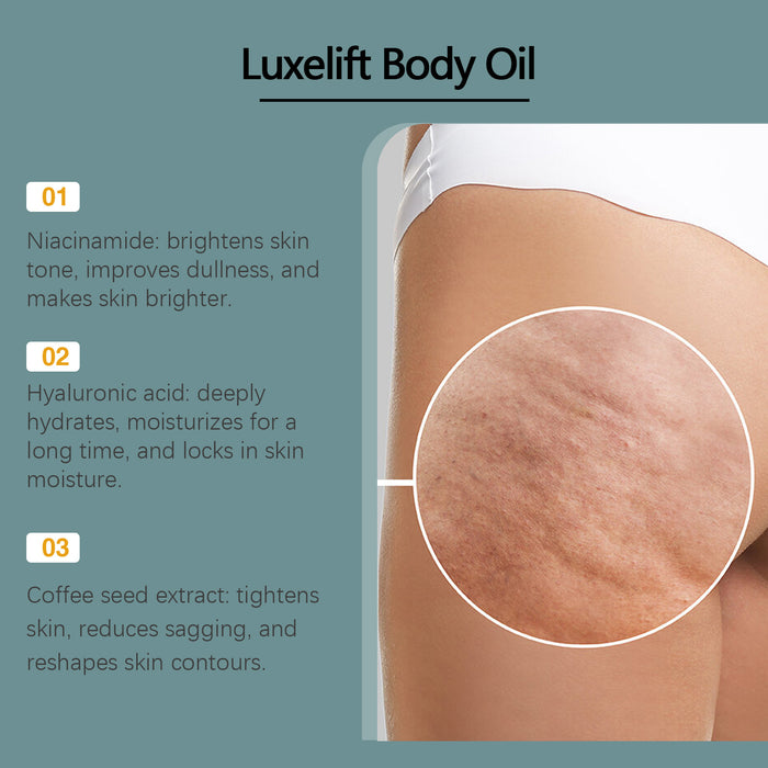 Oceaura Body Firming & Hydrating Skin Care Oil — Niacinamide, Hyaluronic Acid & Coffee Seed Extract (60ml)